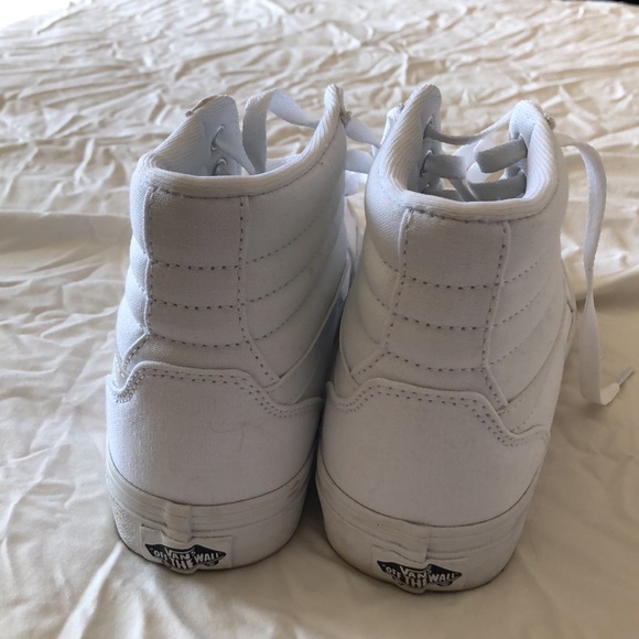 Sold❗️Vans Women’s Size 8 High Tops White - Picture 5 of 12
